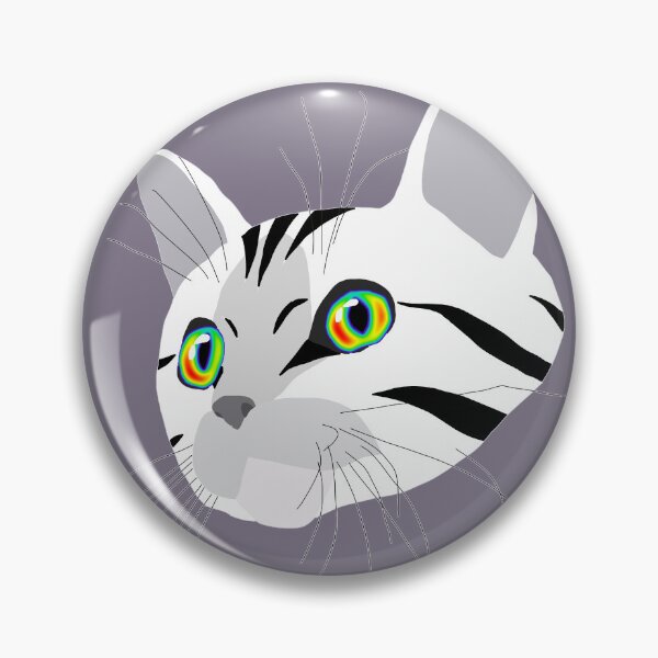 Item preview, Rainbow-Eyed Tabby Cat designed and sold by Beefleaf.
