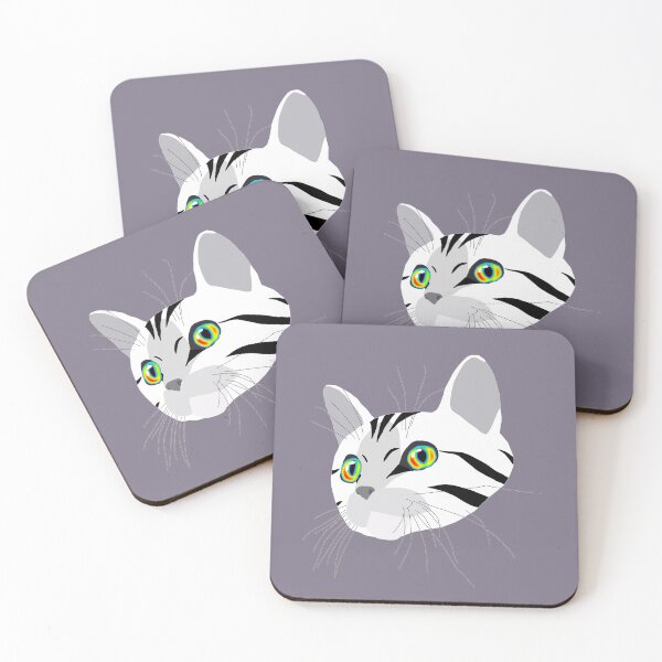 Item preview, Rainbow-Eyed Tabby Cat designed and sold by Beefleaf.