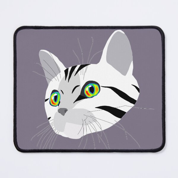 Item preview, Rainbow-Eyed Tabby Cat designed and sold by Beefleaf.