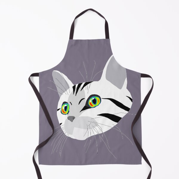 Item preview, Rainbow-Eyed Tabby Cat designed and sold by Beefleaf.