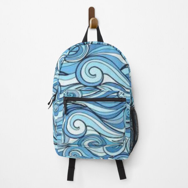 Item preview, Blue sea waves seamless | pattern designed and sold by OneClothesCo.