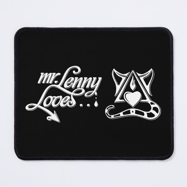 Item preview, mr.Lenny Loves Slogan / white designed and sold by mr-Lenny-Loves.