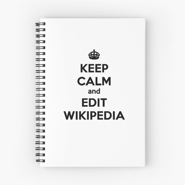 Item preview, keep calm and edit wikipedia designed and sold by mandelbrotset.