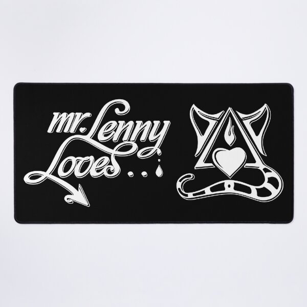 Item preview, mr.Lenny Loves Slogan / white designed and sold by mr-Lenny-Loves.