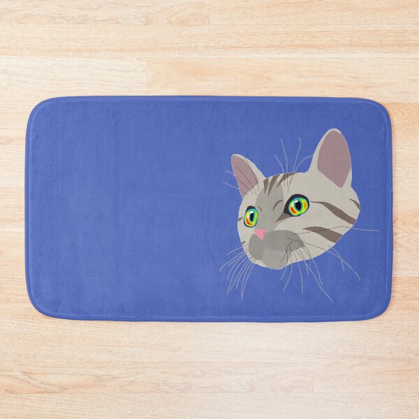 Item preview, Muted Rainbow-Eyed Tabby Cat designed and sold by Beefleaf.