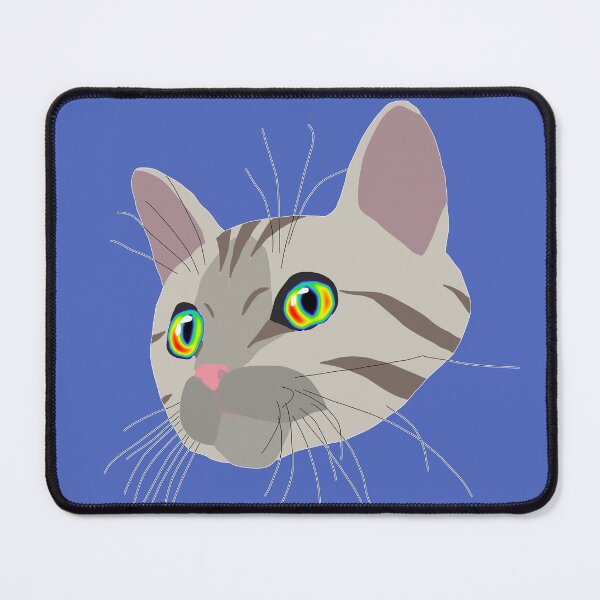 Item preview, Muted Rainbow-Eyed Tabby Cat designed and sold by Beefleaf.