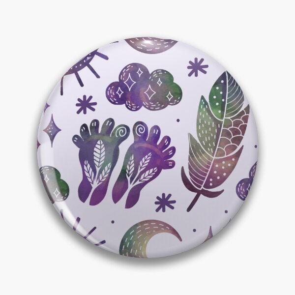 Item preview, Watercolor Violet Boho Pattern designed and sold by Sushee Store.