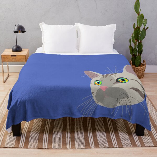 Item preview, Muted Rainbow-Eyed Tabby Cat designed and sold by Beefleaf.