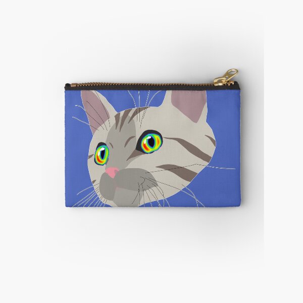 Item preview, Muted Rainbow-Eyed Tabby Cat designed and sold by Beefleaf.