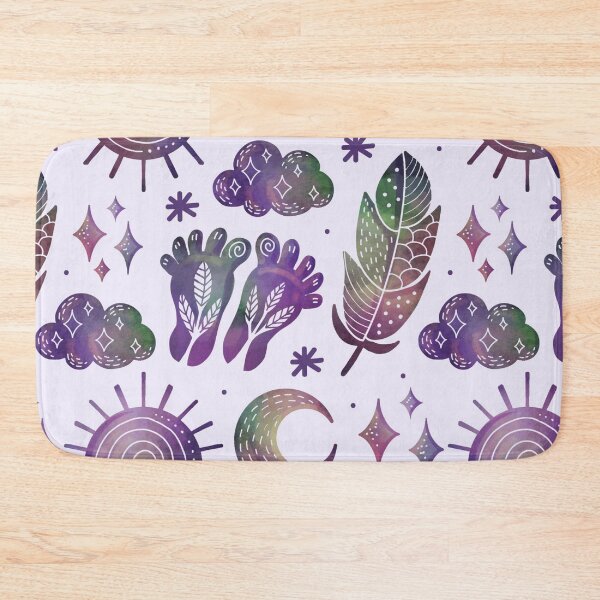 Item preview, Watercolor Violet Boho Pattern designed and sold by Sushee Store.