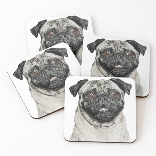 Item preview, Pug Drawing designed and sold by DrawWithSacha.