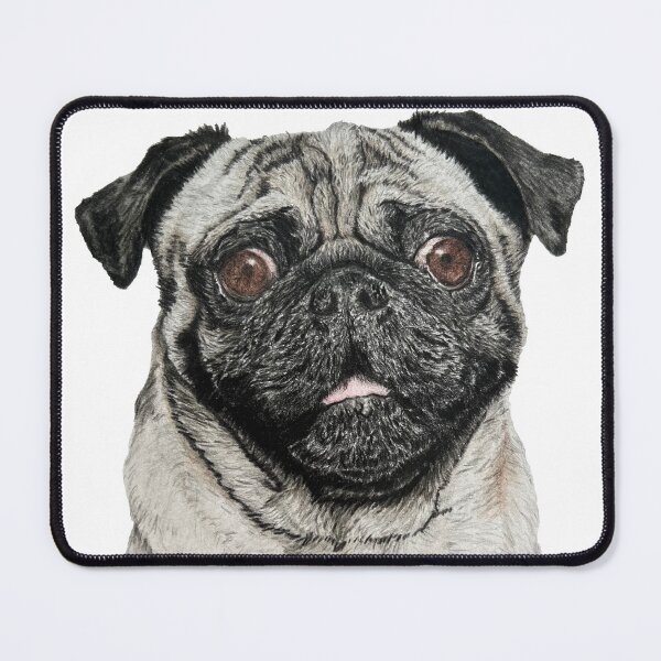 Item preview, Pug Drawing designed and sold by DrawWithSacha.