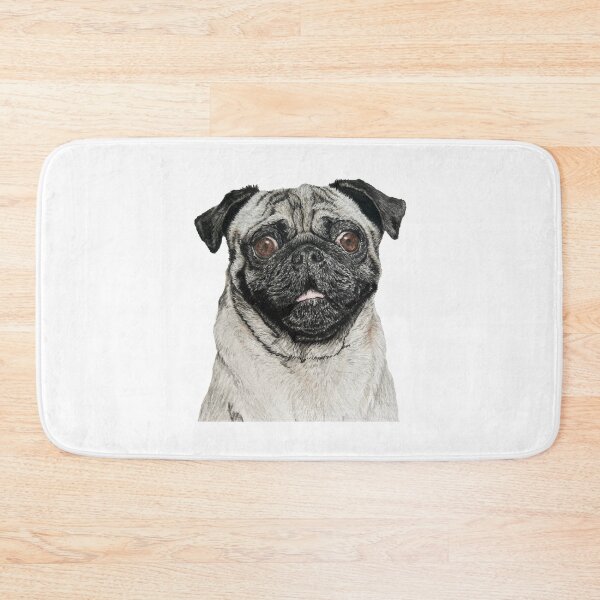 Item preview, Pug Drawing designed and sold by DrawWithSacha.