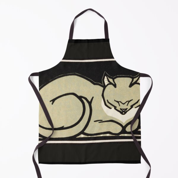 Item preview, Sleeping Cat by Julie de Graag (1877-1924). designed and sold by UnicornFlamingo.