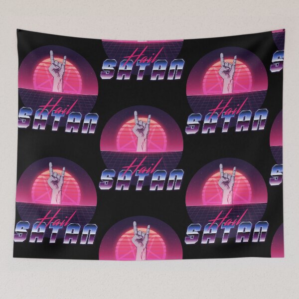 Item preview, Synthwave Satanism designed and sold by Tabitha Kovacek.