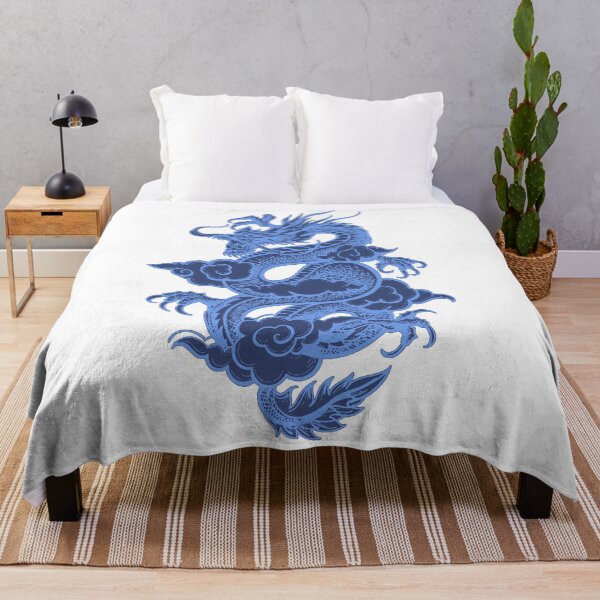 Item preview, Blue Chinese Dragon designed and sold by WearWolfDesigns.