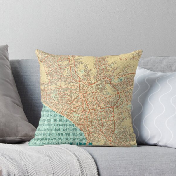 Item preview, Lima Map Retro designed and sold by HubertRoguski.