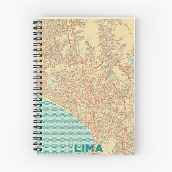 Item preview, Lima Map Retro designed and sold by HubertRoguski.