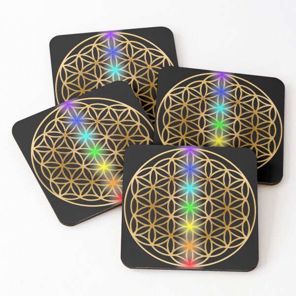 Item preview, Chakra Harmony - The 7 chakras united with the flower of life designed and sold by der-faun.
