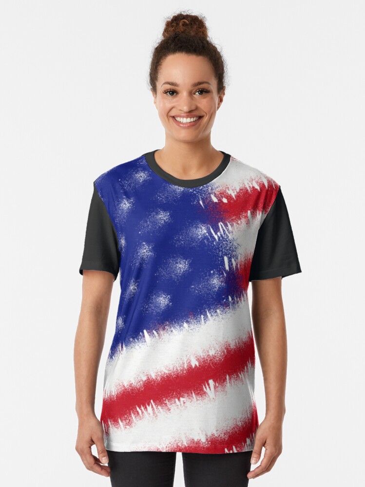 American Flag - 4th of july Tie Dye Graphic T-Shirt for Sale by