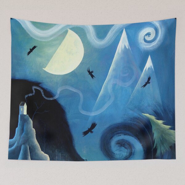 Item preview, Ravens by the Ocean designed and sold by ArtistDavidKing.