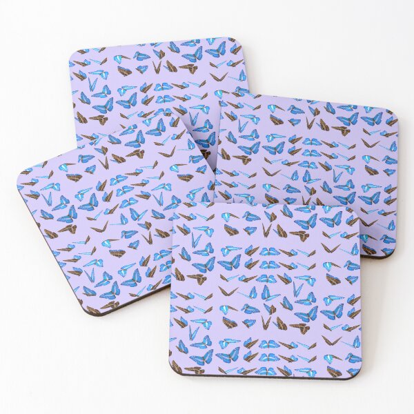 Item preview, blue butterflies designed and sold by TIERLIEBHABER.