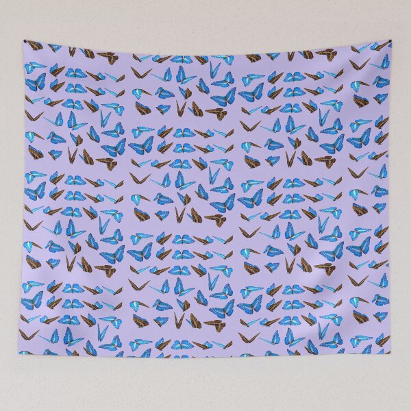 Item preview, blue butterflies designed and sold by TIERLIEBHABER.