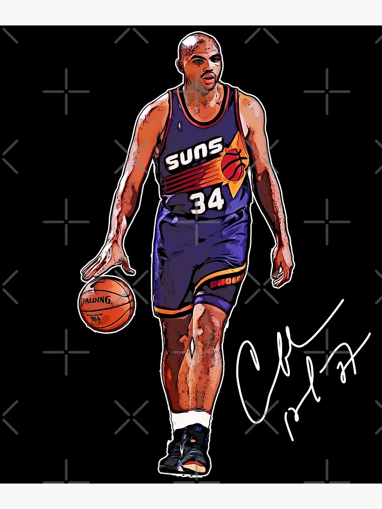 Sir Charles Barkley Phoenix Suns Shirt Vintage Caricature 90's Basketball  player