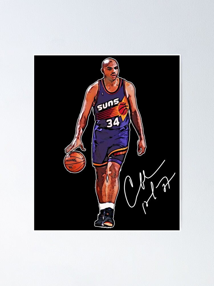 Sir Charles Barkley Phoenix Suns Shirt Vintage Caricature 90's Basketball  player