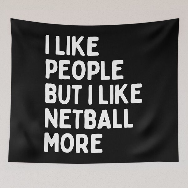 Item preview, I like people BUT I like netball more designed and sold by TheGreenGoat.