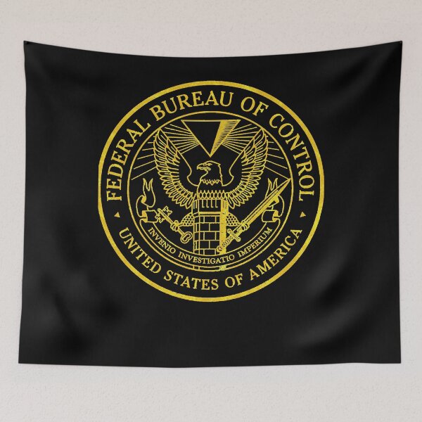 Item preview, Federal Bureau of Control Control Game Logo Distressed Logo   designed and sold by HenryReed1.