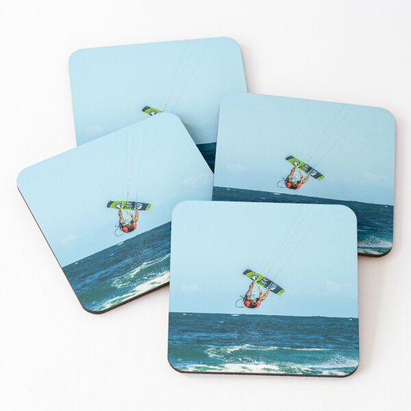 Item preview, kite boarder getting air designed and sold by ydsdesigns.