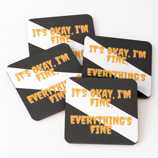 Item preview, It's okay, I'm fine, everything's fine designed and sold by RachodShop.