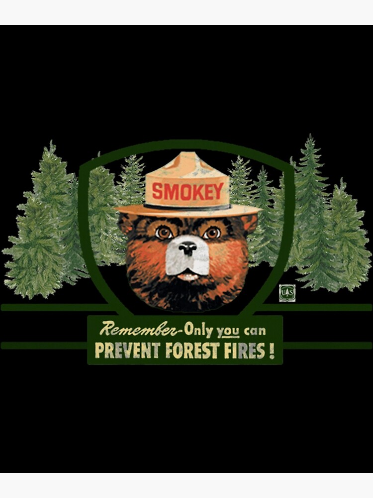 Smokey The Bear Only You Can Prevent Forest Fires Classic Poster