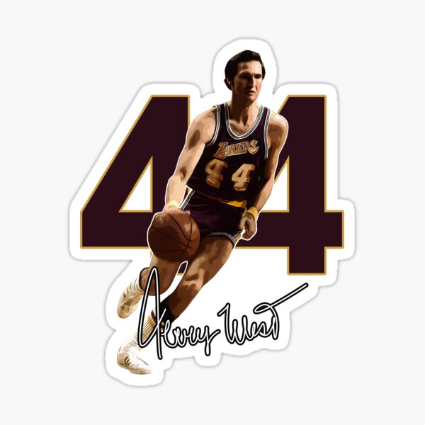 Jerry West Los Angeles Lakers Vintage Champion Basketball 