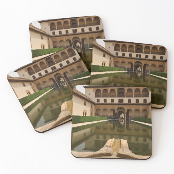 Item preview, Courtyard at Alhambra palace, Granada, Spain designed and sold by Anita van Gendt.