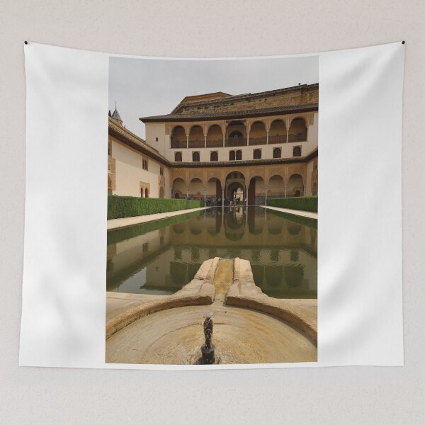 Item preview, Courtyard at Alhambra palace, Granada, Spain designed and sold by Anita van Gendt.