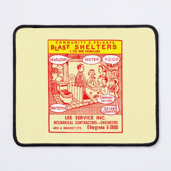 Item preview, BLAST SHELTERS designed and sold by ThrowbackAds.