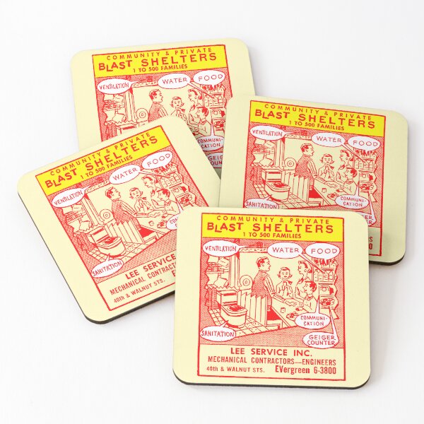 Item preview, BLAST SHELTERS designed and sold by ThrowbackAds.
