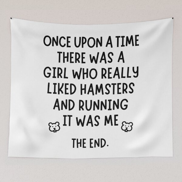 Item preview, A girl who really liked running and hamsters. designed and sold by TheGreenGoat.