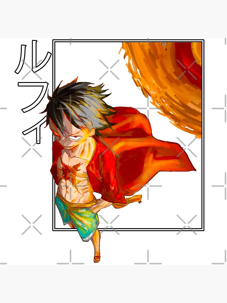 "Straw Hat Luffy" Poster for Sale by Ghostypods Redbubble