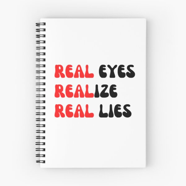 Item preview, real eyes realize real lies designed and sold by nadeesha55.