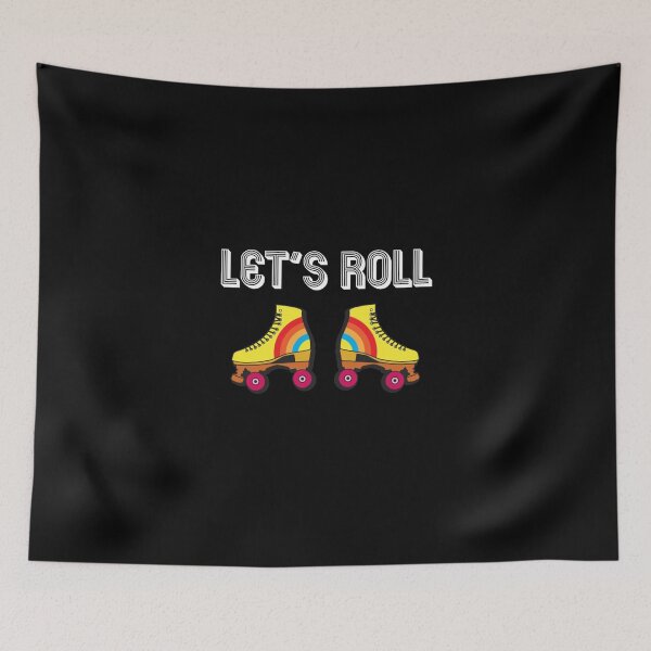 Item preview, Skater Retro Vintage Let's Roll Roller Skating Derby Gift Design Classic T-Shirt designed and sold by brittaapriliy.