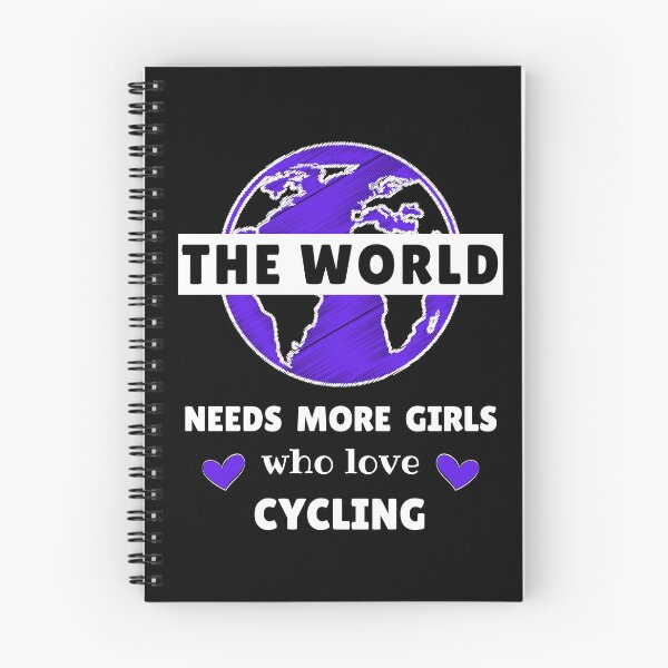 Item preview, The world needs more girls who love cycling designed and sold by TheGreenGoat.