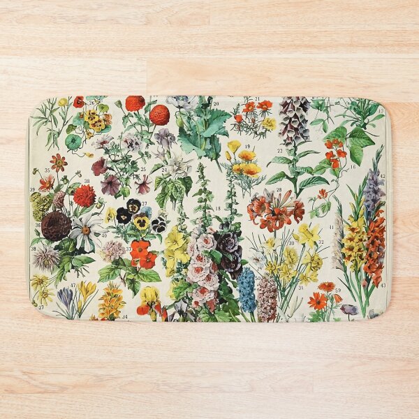 Item preview, Adolphe Millot Fleurs Botanical designed and sold by Leilaarros.