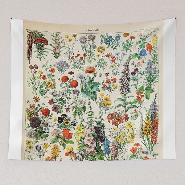 Item preview, Adolphe Millot Fleurs Botanical designed and sold by Leilaarros.