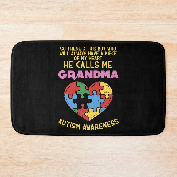 Item preview, Grandma Autism Awareness Austistic Boy Piece My Heart designed and sold by HaaChris-Artis.