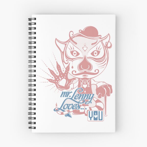 Item preview, mr. Lenny Loves You / pink_blue stencil designed and sold by mr-Lenny-Loves.