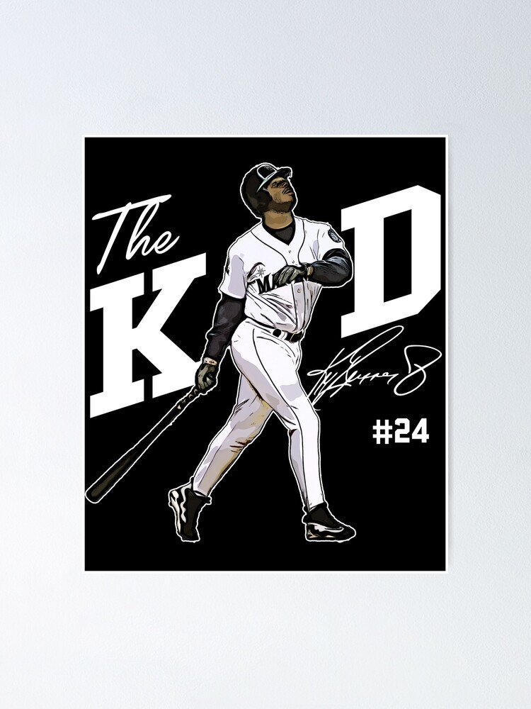 Ken Griffey Jr The Kid Seattle Baseball Legend Signature Vintage Retro 80s  90s Bootleg Rap Style Poster for Sale by nitzalivia