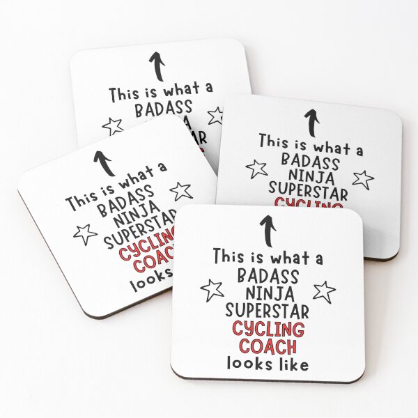 Item preview, This is what a Badass, Ninja, Superstar, cycling coach looks like designed and sold by TheGreenGoat.